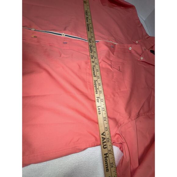 Alexander Julian Colours Dress Shirt Men Sz XXL Peach Orange Button Down Solid - Picture 4 of 13